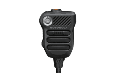 XVE500 PMMN4137ABLK Remote Speaker Microphone, Black, No Channel Knob for APX and APX NEXT XE