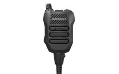 XVP850 PMMN4135B Remote Speaker Microphone, Black, With Channel Knob for APX and APX NEXT