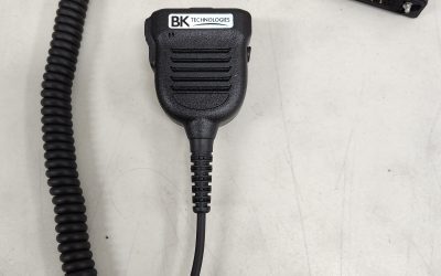BK Technologies BKR0210 SURPASS™ Smaller Remote Speaker/Microphone, 3.5mm Audio Jack, Emergency Button, BKR Series Portable Radios
