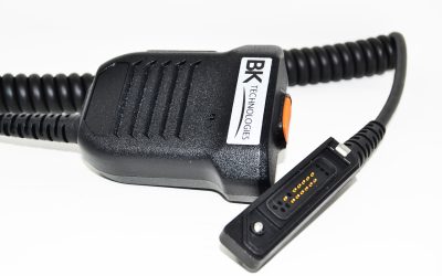 BK Technologies BKR0204 Speaker Microphone w/3.5mm IP68 Emergency Button for BKR5000/9000