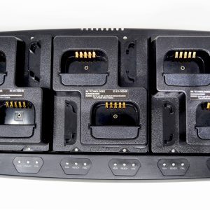 BK Technologies BKR0300-6 Charger, Desk Top,6-Bay, BKR9000 Series Radios and Batteries