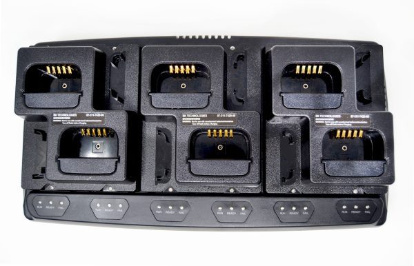 BK Technologies BKR0300-6 Charger, Desk Top,6-Bay, BKR9000 Series Radios and Batteries