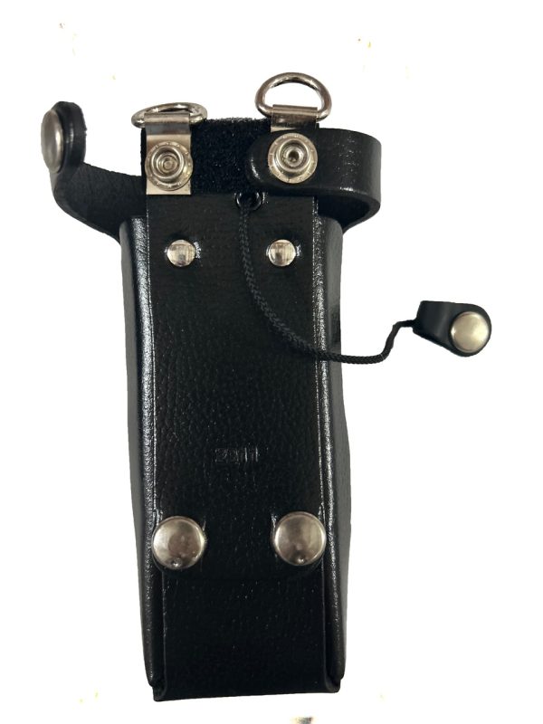 BK Technologies BKR0412 Case Leather with Belt Loop Black for BKR9000 Series