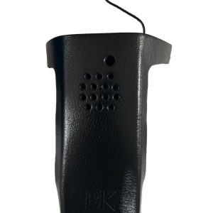 BK Technologies BKR0412 Case Leather with Belt Loop Black for BKR9000 Series