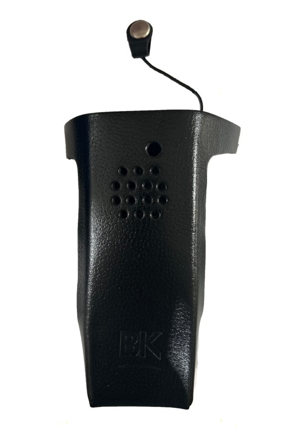 BK Technologies BKR0412 Case Leather with Belt Loop Black for BKR9000 Series
