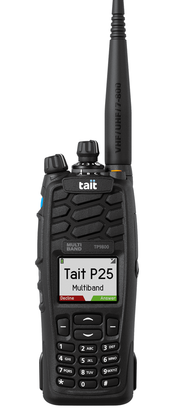 Tait TP9800 TP9860 Multiband P25 Portable