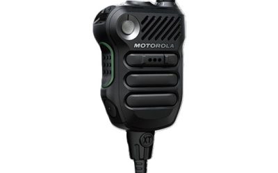 PMMN4154 PMMN4154ABLK XVE500 Remote Speaker Mic Black with Knob IP68 for APX