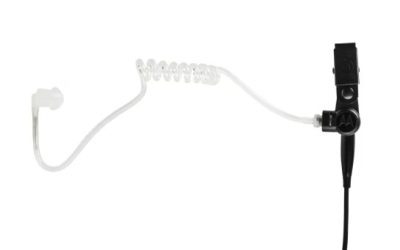 PMLN6530 PMLN6530A 2-Wire Surveillance Kit with Clear Translucent Tube (Black)