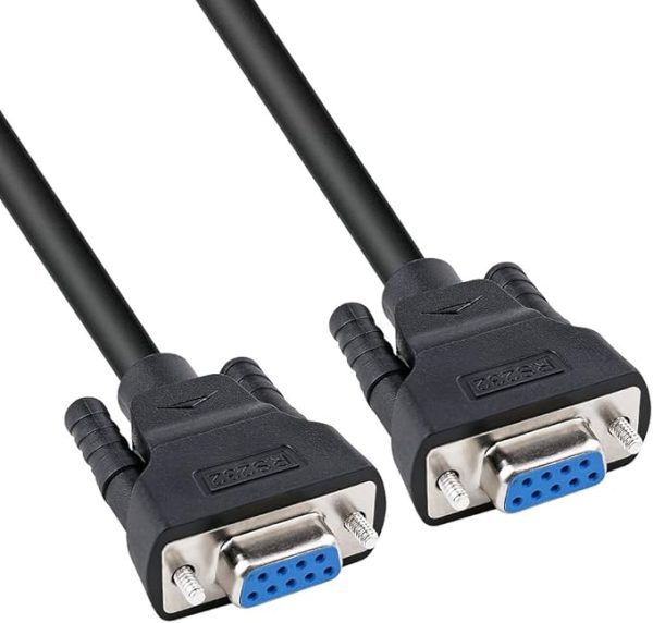 Tait TBA0P10 TB8100/TB9100 Programming Cable, DB9 - F to DB9 - F, 3ft This cable is a straight through RS 232 cable