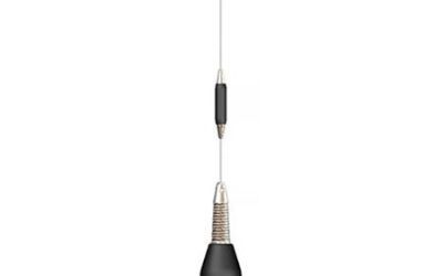 LAIRD TE Connectivity WPD136M6C-001 (B) 136 – 174 and 380 – 520 and 760 – 870 MHz Antenna with Spring Black