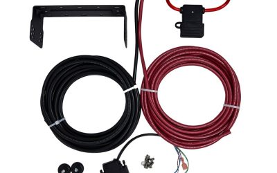 BK Technologies KAA0630 Mobile Install Kit Bracket & 8AWG Power Cord for High-Power Mobile Radios
