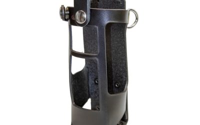 5620RC35 Boston Leather Firefighter Radio Holder with D-Rings for APX 8000 HXE (Model 3.5)