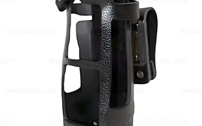 BK Technologies BKR0420 Leather Case with D-Swivel Belt Loop in Black for BKR9000