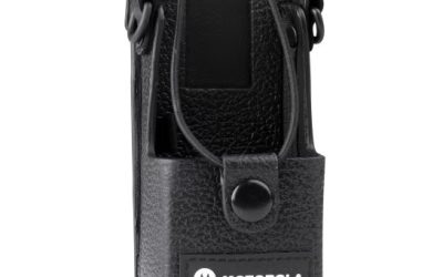 RLN5383 RLN5383A CP200d Leather Carry Case With Belt Loop and D Rings