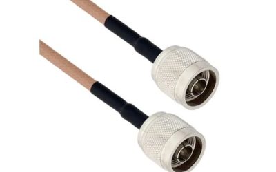 RG400 Custom Coax Jumper N-Male to N-Male 2 ft