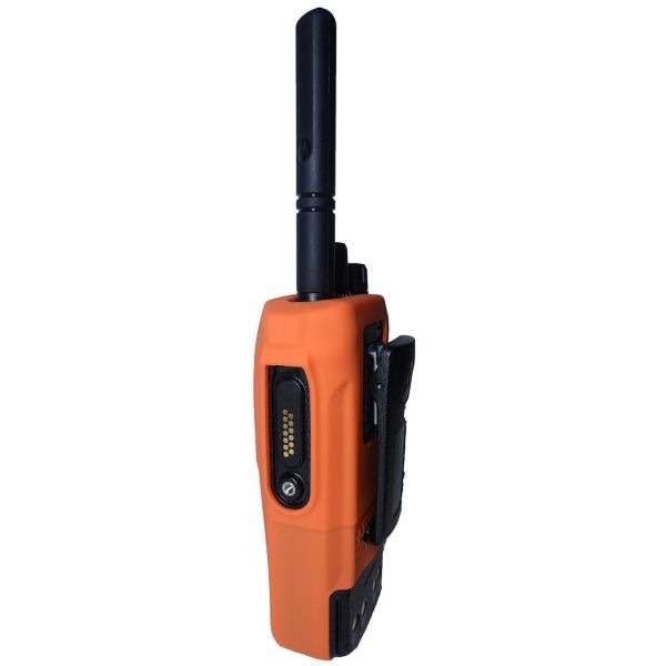 RadioGrips® Silicone Case for Motorola R7/a Series Radios Orange - Image 2
