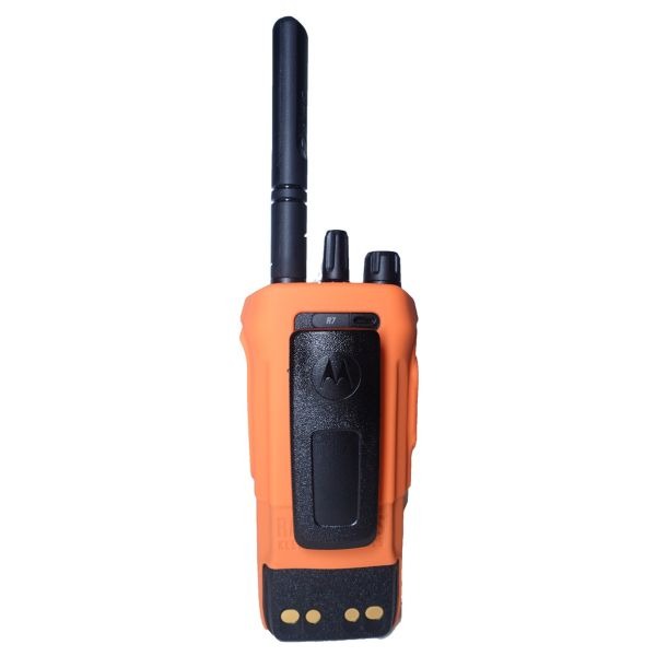 RadioGrips® Silicone Case for Motorola R7/a Series Radios Orange - Image 3