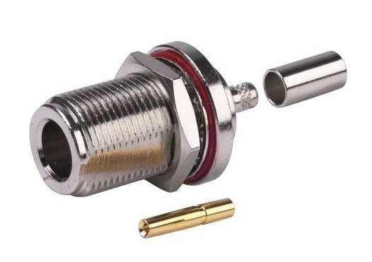 N Female Connector Bulkhead