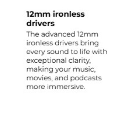 moto buds loop - Trekking Green 12mm ironless drivers 1